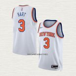 Josh Hart NO 3 Camiseta New York Knicks Association Blanco