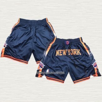 Pantalone New York Knicks Statement Just Don Azul