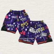 Pantalone Toronto Raptors Just Don Slap Sticker Violeta