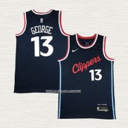 Paul George NO 13 Camiseta Los Angeles Clippers Icon 2024-25 Azul