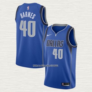 Harrison Barnes NO 40 Camiseta Dallas Mavericks Icon Azul