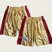 Pantalone Philadelphia 76ers Mitchell & Ness Oro