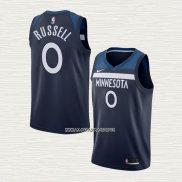 NO 0 Camiseta Minnesota Timberwolves Icon Azul D'angelo Russell