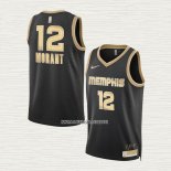 Ja Morant NO 12 Camiseta Memphis Grizzlies Select Series Oro Negro