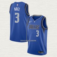 Nerlens Noel NO 3 Camiseta Dallas Mavericks Icon Azul