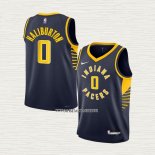 Tyrese Haliburton NO 0 Camiseta Nino Indiana Pacers Icon 2022-23 Azul