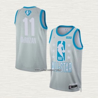 DeMar DeRozan NO 11 Camiseta Chicago Bulls All Star 2022 Gris