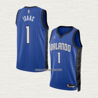 Jonathan Isaac NO 1 Camiseta Orlando Magic Statement 2022-23 Azul