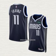 Kyrie Irving NO 11 Camiseta Dallas Mavericks Statement 2022-23 Azul